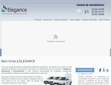 Tablet Screenshot of eleganceelevadores.com.br
